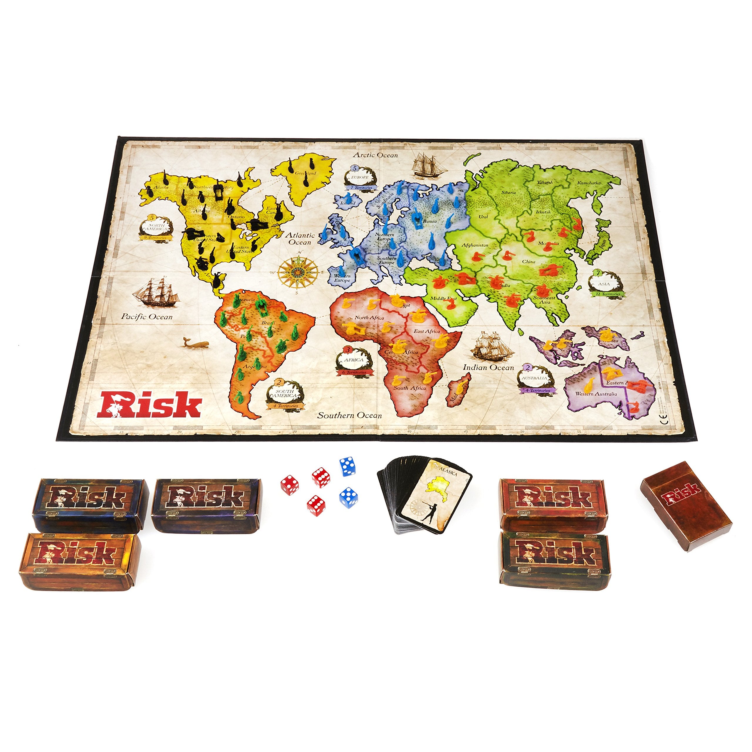 RISK Strategy Board Game - World Domination Game