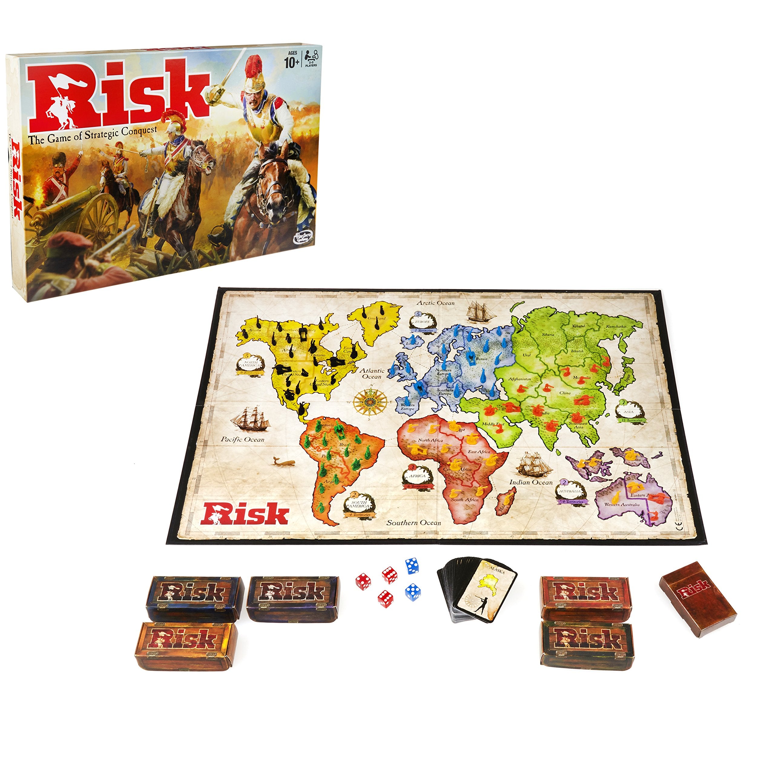 RISK Strategy Board Game - World Domination Game