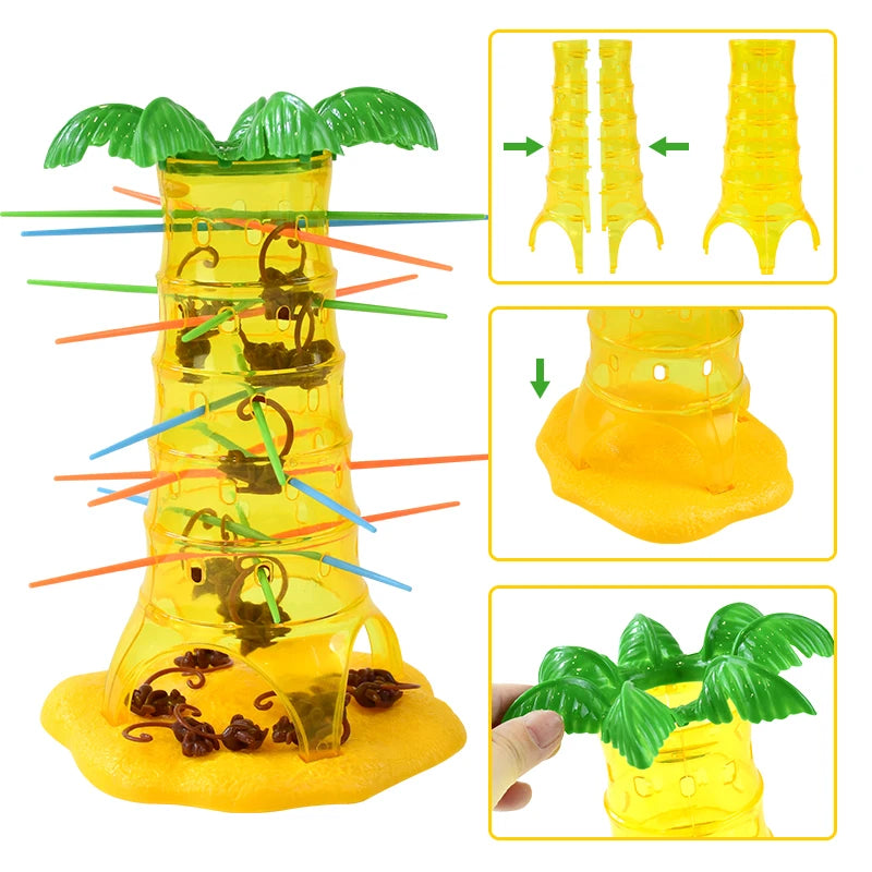 Monkey Tree Climbing Game - Interactive Family Game