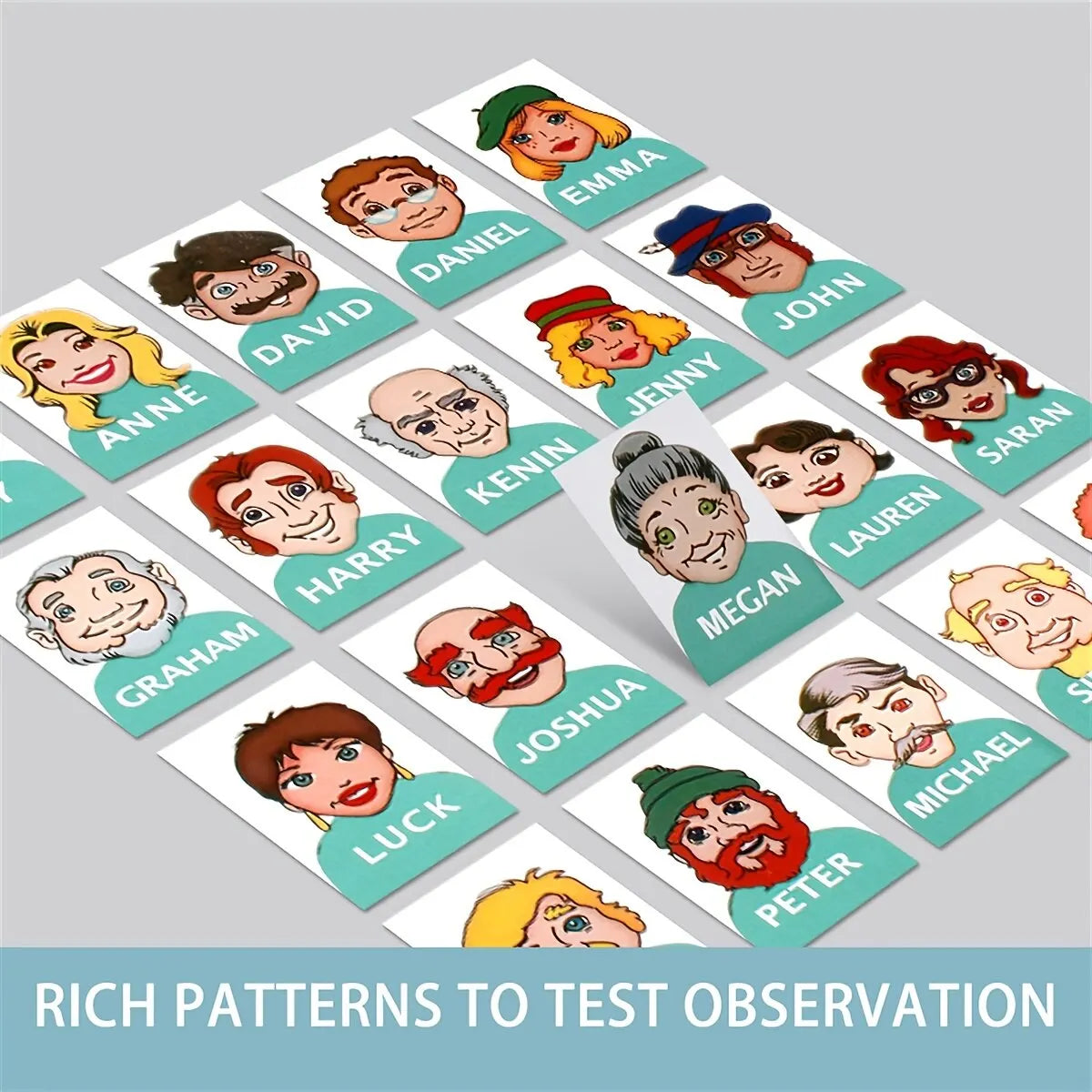 Guess Who Game - Classic Two-Player Guessing Board Game