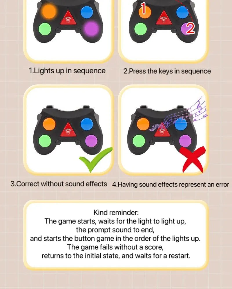 Memory Training Game - Electronic Brain Teaser