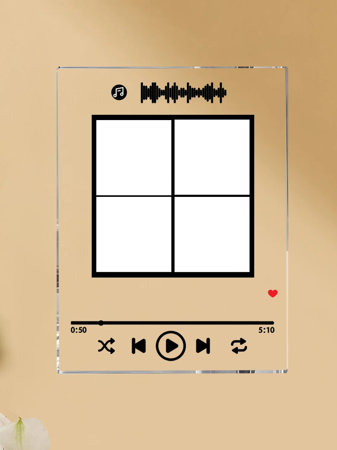 Custom Spotify Music Plaque - Personalized Song Gift