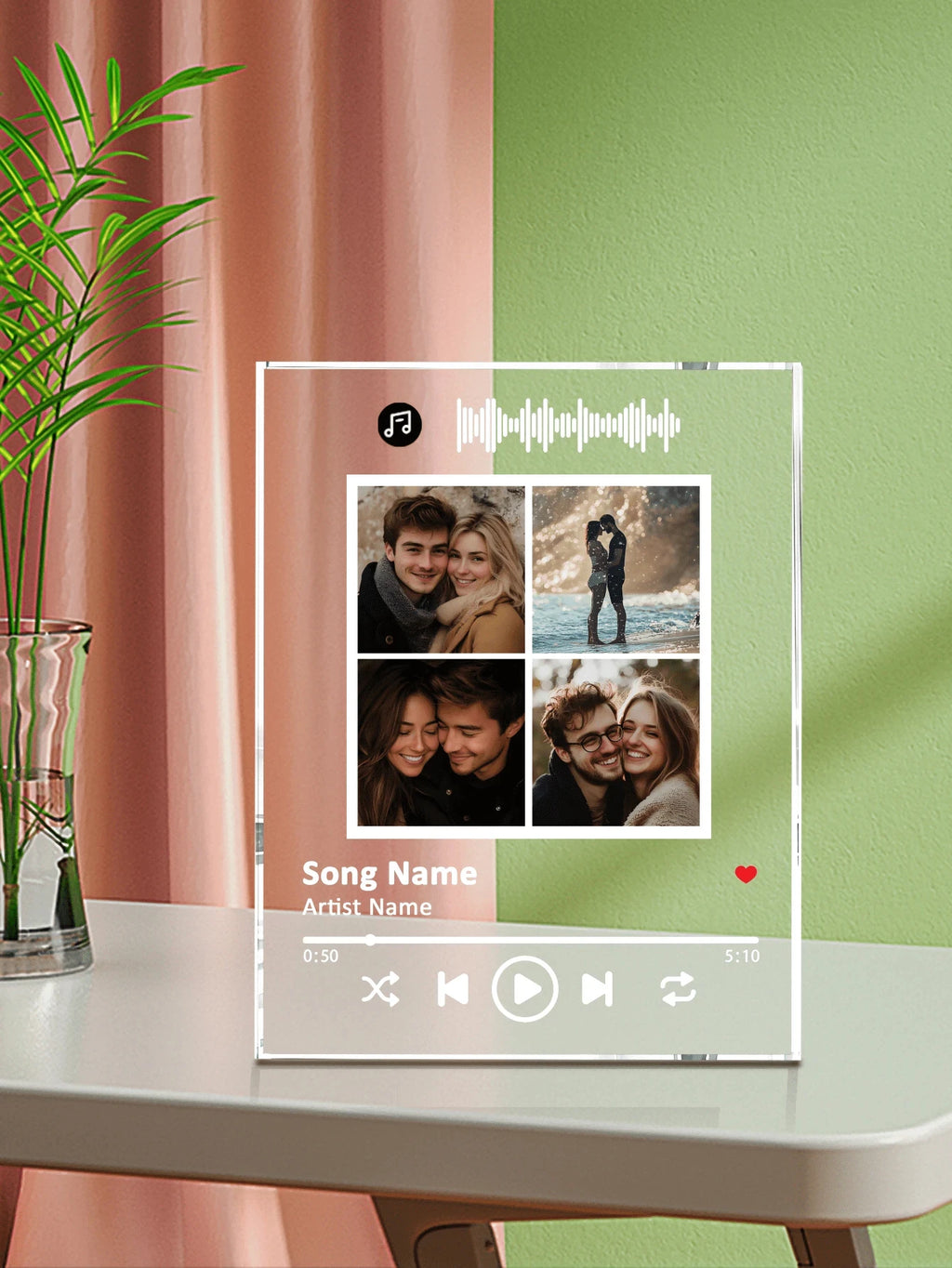 Custom Spotify Music Plaque - Personalized Song Gift