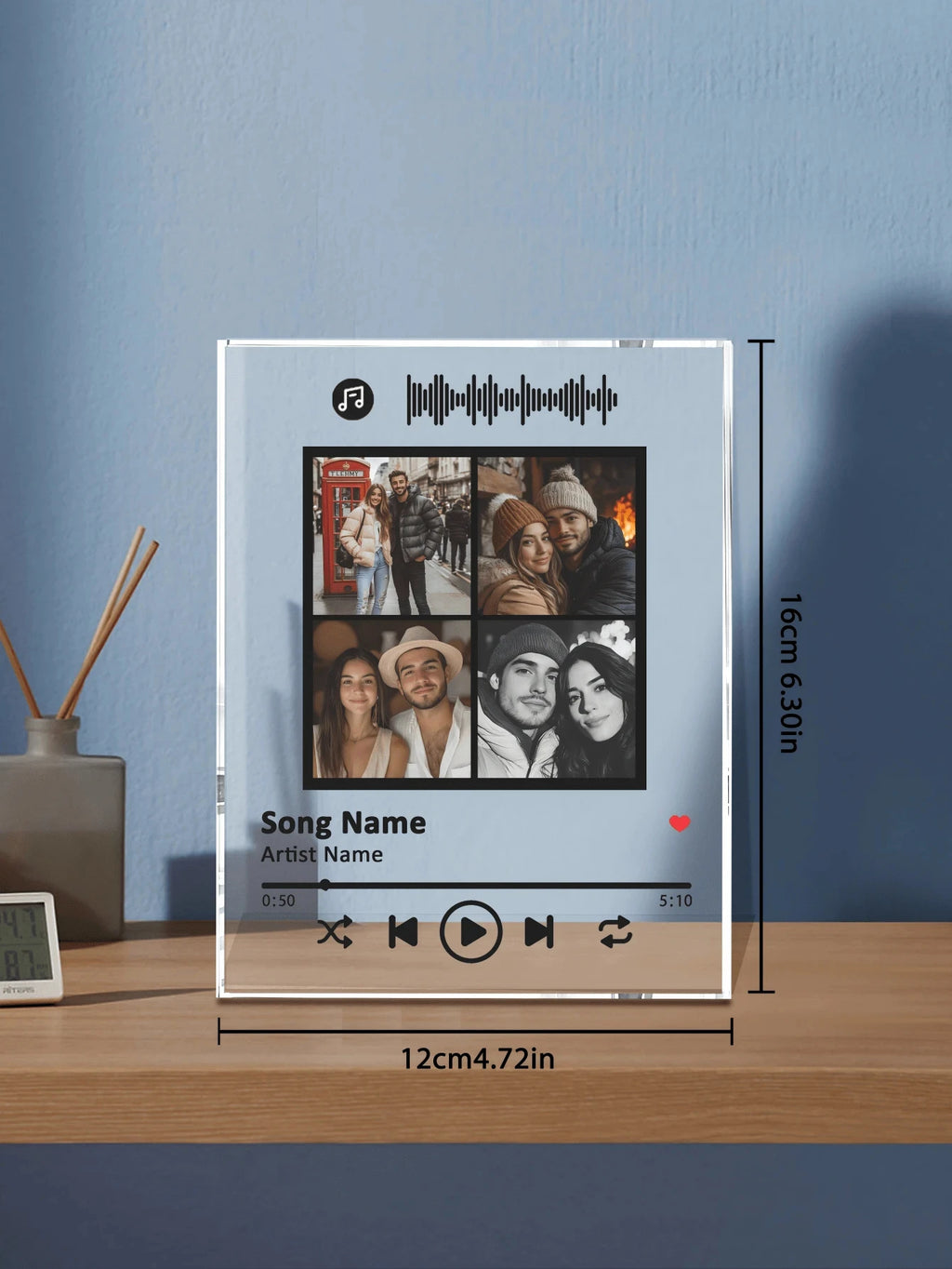 Custom Spotify Music Plaque - Personalized Song Gift