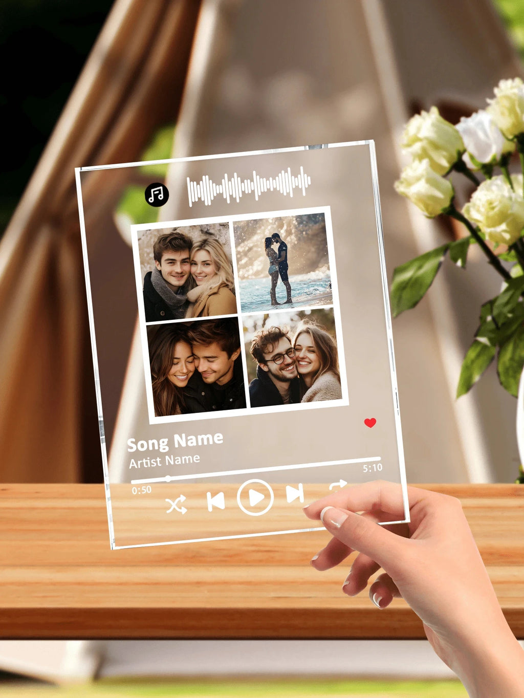 Custom Spotify Music Plaque - Personalized Song Gift