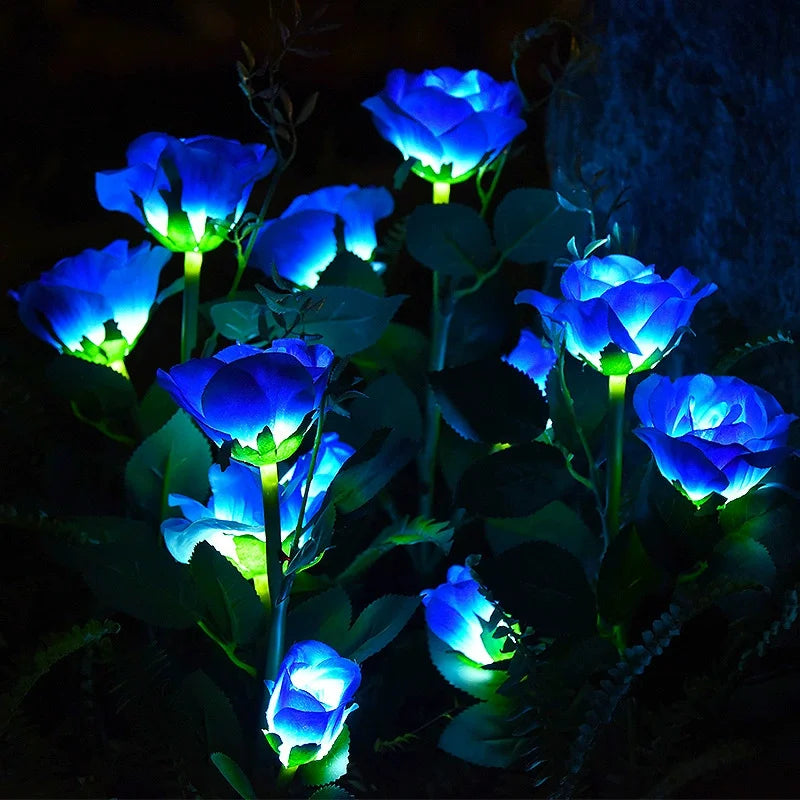 Solar Rose Garden Lights - LED Outdoor Decor