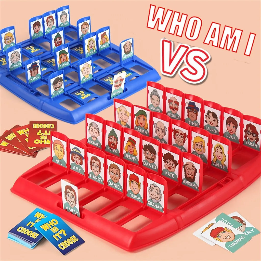 Guess Who Game - Classic Two-Player Guessing Board Game