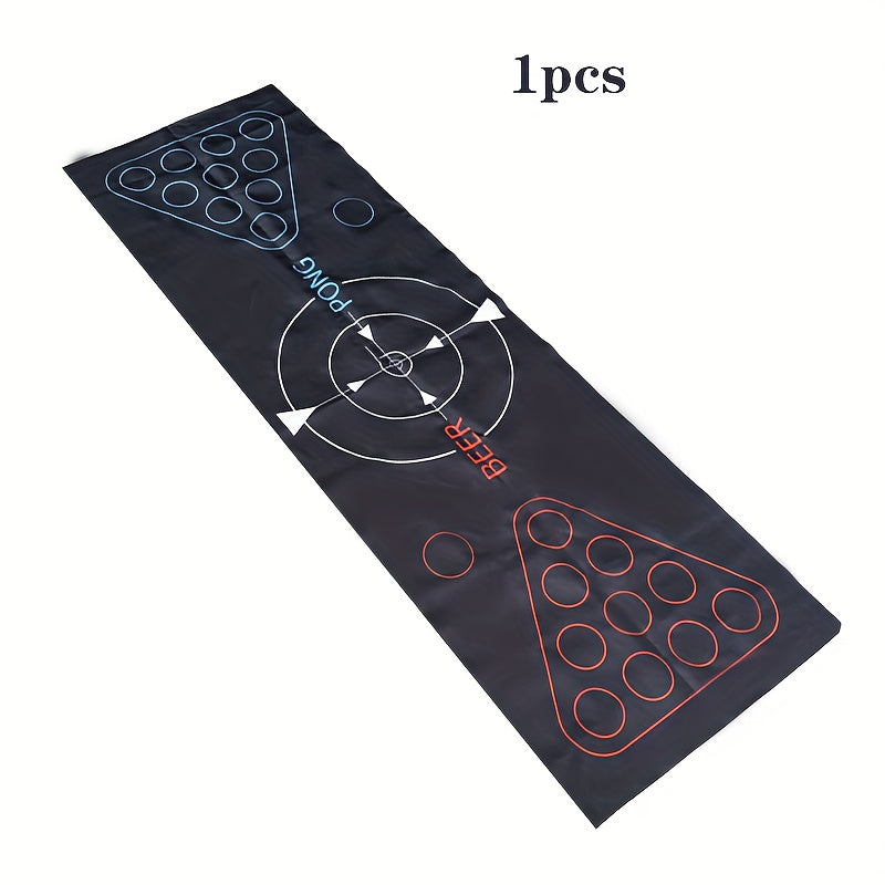 Portable Beer Pong Mat - Party Drinking Game