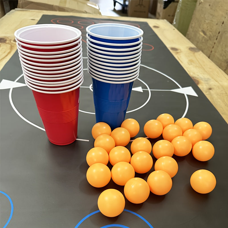 Portable Beer Pong Mat - Party Drinking Game